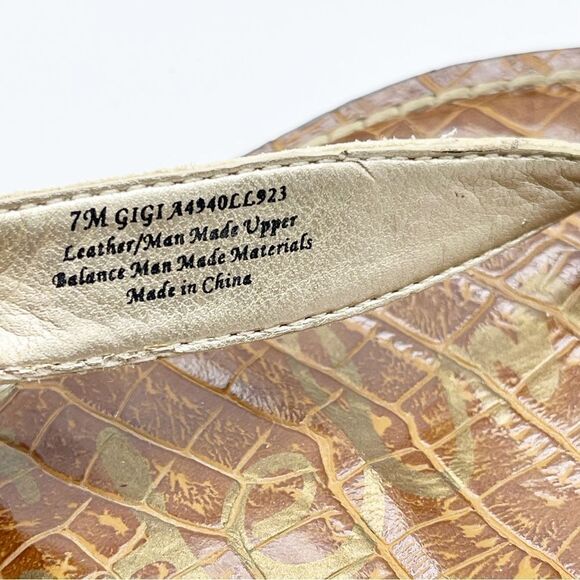 Sam Edelman GiGi animal print sandals - Women's 7 - Picture 8 of 9